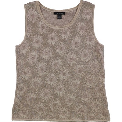 St. John Womens Stellar Gaze Pullover Blouse