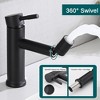 PAGED Bathroom Faucet for 2 Mode, Modern Bathroom Sink Faucet with 360°Rotating Aerator, Faucet for Bathroom Sink - 2 of 4