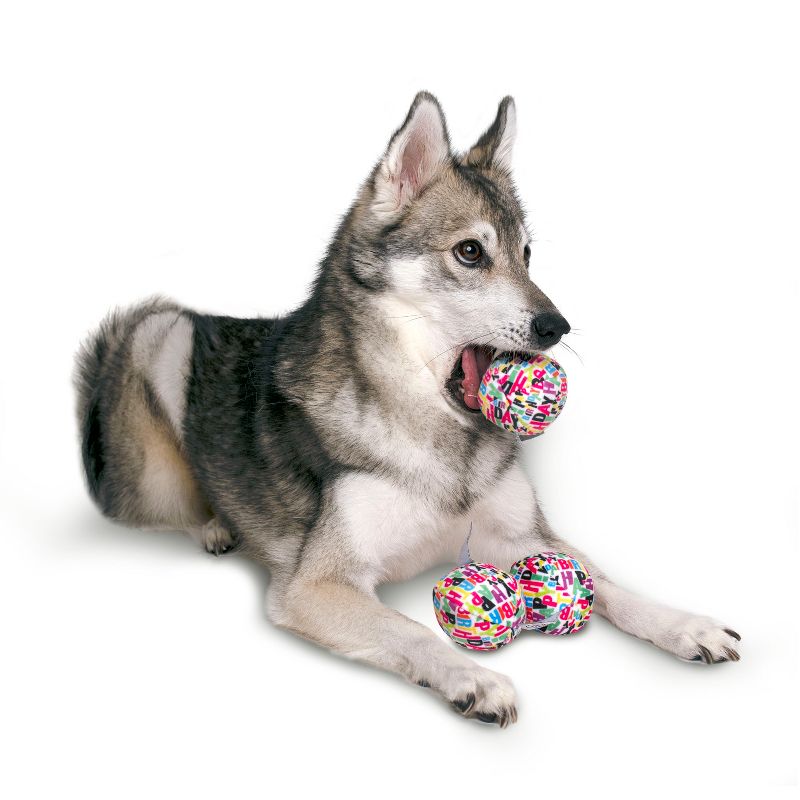 Midlee Plush Birthday Balls Dog Toy- Set of 3, 3 of 10