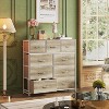 GALAXHERO Dresser 9-Drawer Fabric Storage Tower Chest for Bedroom, Hallway, Closet with Fabric Bins, Steel Frame, Wood Top, Easy Pull Handle - 4 of 4