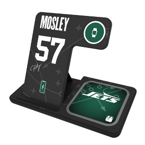 NFL New York Jets Players Game Tactic 15-Watt 3 in 1 Charging Station - 1 of 4
