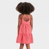 Girls' Sleeveless 4th of July 'Star' Dress - Cat & Jack™ Red - 2 of 3