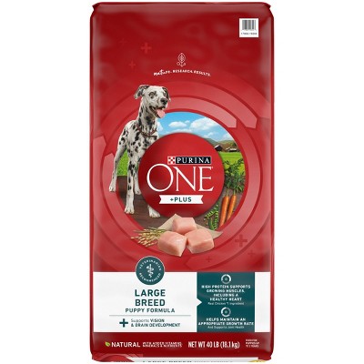 Purina ONE Large Breed Puppy Chicken Flavored Dry Dog Food - 40lbs