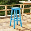 WestinTrends Malibu 24" All Weather Hdpe Outdoor Patio Square Backless Counter Stool - 2 of 4