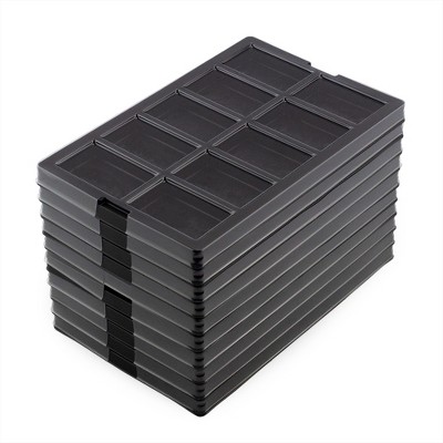 Toy Vault Game Piece Counter Trays, 10pk; War / Board Game Storage Sorting Organizers