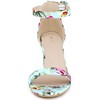 Allegra K Women's High Heels Ankle Strap Chunky Sandals - 2 of 4