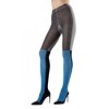 Memoi Blockbuster Color Block Opaque Tights - 2 of 3