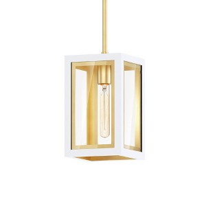 Maxim Lighting Neoclass 1 - Light Pendant in  White/Gold - 1 of 3