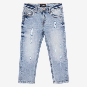 RAW X Kids and Boys Distressed Stretch Denim Jeans - 1 of 4