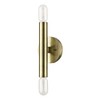 Livex Lighting Copenhagen 2 - Light Wall Light in  Antique Brass - 2 of 4