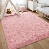 5' x 8' Soft Fluffy High Pile Area Rug for Living Room Bedroom Decorative Area Rug, - 2 of 4