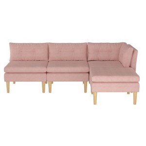 4pc Sectional Linen Blush - Simply Shabby Chic