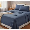 LISM 100% Cotton Sheet,Soft Cold Weather Bedding Set - 2 of 4