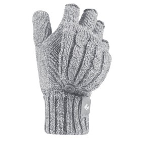 Women's Melinda Cable Knit Fingerless Gloves - 1 of 3