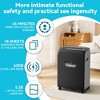 BestParts 18-Sheet Heavy-Duty Cross-Cut Paper Shredder with 5.28-Gallon Bin – Black - 2 of 4