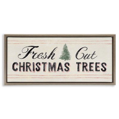 Stupell Industries Fresh Cut Christmas Trees Vintage, 25" x 11"