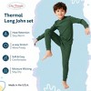 City Threads Boys USA-Made Soft & Cozy Thermal Long Johns 2-Piece Set - Warm Base Layer & Loungewear - 2 of 4