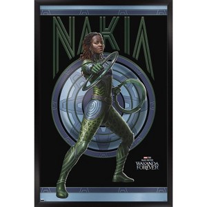 Trends International Marvel Black Panther: Wakanda Forever - Nakia Framed Wall Poster Prints - 1 of 4