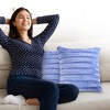 Cheer Collection Luxurious Faux Fur Throw Pillows Set of 2 - 2 of 4