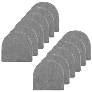 U-Shape High Density Memory Foam Chair Pads with Ties by Sweet Home Collection® - 1 of 4