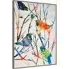 32" x 42" Birdsong Shadows II by Farrell Douglass Framed Canvas Wall Art Print - Amanti Art - 2 of 4