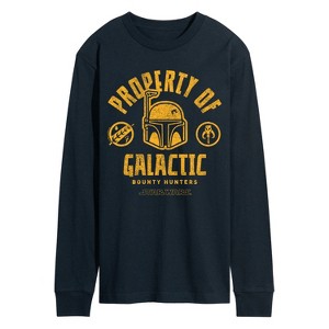 Men's - Star Wars - Property Of Galactic Bh Long Sleeve Graphic T-Shirt - 1 of 3