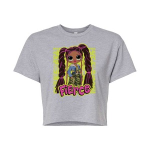 Women's - LOL Surprise! - Fierce Graffiti Cropped Graphic T-Shirt - 1 of 4