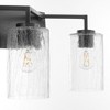 Quorum Lighting Merrick 4 - Light Vanity in  Matte Black - 3 of 4