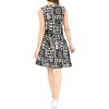 LA LEELA Women's Loose Mini Swimwear Vacation Dress Beach Cover Up Beachwear Hawaiian Wrap - 4 of 4