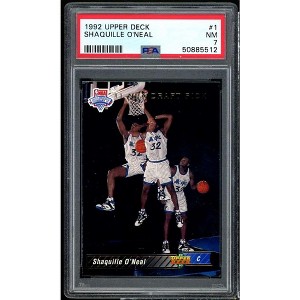 Shaquille O'neal Rookie Card 1992-93 Upper Deck #1 PSA 7 - 1 of 2