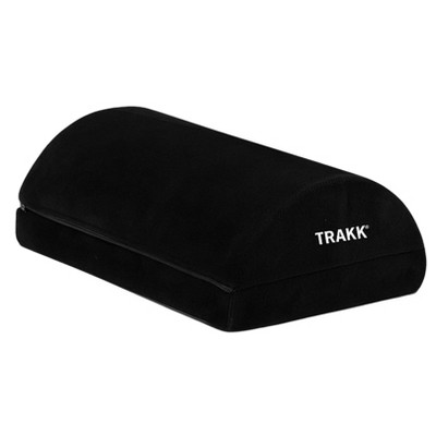 TRAKK Ergonomic Memory Foam Foot Rest Pillow for Under Desk & Home Office - Black