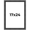 PosterPalooza | Refined Black Picture Frame - UV Acrylic, Foam Board Backing, Hanging Hardware - 2 of 4