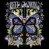 Juniors Womens Lost Gods Keep Growing Butterfly T-Shirt - image 2 of 4