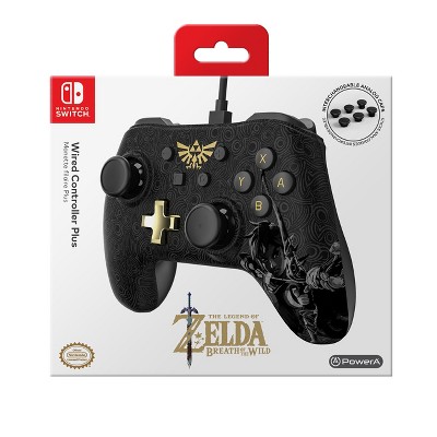 Powera Wired Controller Plus For Nintendo Switch Zelda Breath