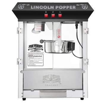 Great Northern Popcorn 8 oz. Lincoln Countertop Popcorn Machine - Black