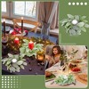 Artificial Greenery Wreath for Wedding Christmas Wreath with Eucalyptus Berries Flowers, Indoor Outdoor Wreaths for Wedding Table Party Home Decor - 4 of 4