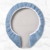 TOWN & COUNTRY EVERYDAY Ultra Plush Solid Tufted Toilet Lid Cover, Machine Washable, Blue, 18.5"x19.6" - 4 of 4