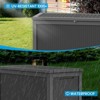 PAGED Decx Boxes with Built-in Handle,Waterproof Storage Box with Lockable,Decx Boxes for Gardening Tools,UV Resistant - 3 of 4