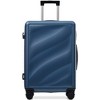 Whisen 3-Piece ABS Hardshell Spinner Luggage Set, 20”/24”/28” Suitcase with TSA Lock, Double Wheels and Side Hook - 2 of 4