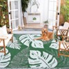 Outdoor Rug Waterproof Plastic Straw Rug Modern Reversible Patio Carpet with Stakes - 3 of 4