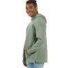 U.S. Apparel Men's & Women's Open Bottom Loose Fit Cozy Hoodie Sweatshirt | Green Earth - 4 of 4