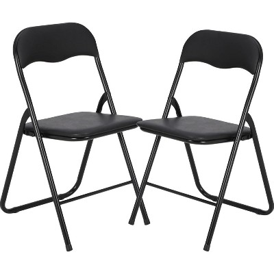 Acekool Folding Chairs with Cushioned Seat & Non-Slip Feet for Indoor/Outdoor Events