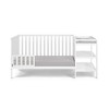BABYYER 3-in-1 Convertible Crib and Changer Combo, with 3 Position Mattress Support and 2 Spacious Shelves, for Nursery - 4 of 4