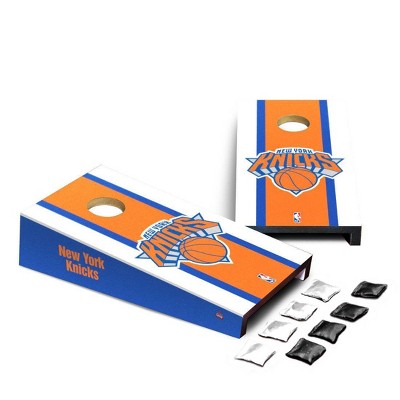 NBA New York Knicks Desktop Cornhole Board Set