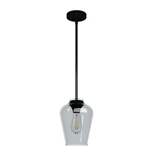 Hunter Fans Vidria 1 - Light Pendant in  Matte Black - 1 of 1