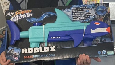 Nerf Super Soaker Roblox Sharkbite Water Blaster SHRK 500 Includes Code for  Exclusive Virtual Item, Pump Mechanism on OnBuy