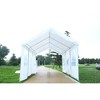 10×20 FT Heavy Duty Carport, Car Canopy with with Removable Window Sidewalls,  Waterproof Garage Shelter, Portable Car Cover Tent for Truck Boat Car - 4 of 4