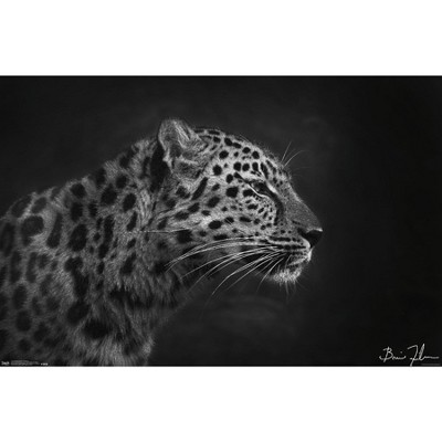 Trends International 5FishCreative - Leopard Portrait Unframed Wall Poster Prints