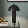 Hudson and Canal 15" Tall Mini Lamp with Metal Shade Blackened Bronze/Blackened Bronze - 4 of 4