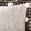 Temi Pillow - Beige/White - 18"X18" - Safavieh - 3 of 4